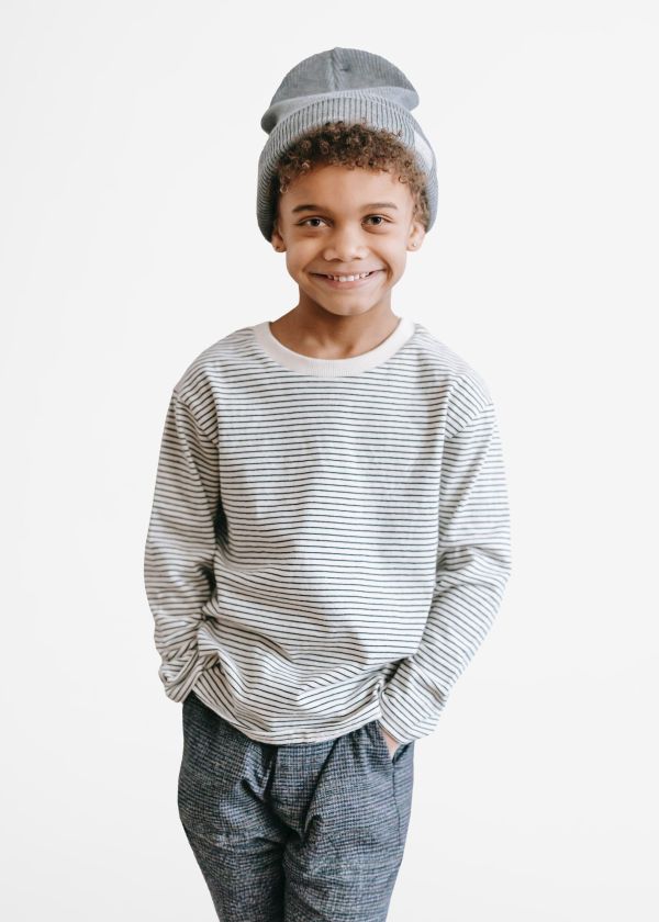 Striped Cotton Sweater